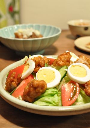 から揚げde南蛮サラダ-レシピのメイン写真