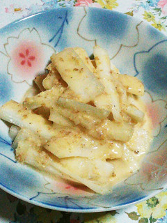 ウドのゴマ味噌マヨ和え-レシピのメイン写真
