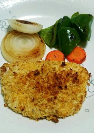 揚げないのにサクサク！なチキンカツ♪-レシピのメイン写真