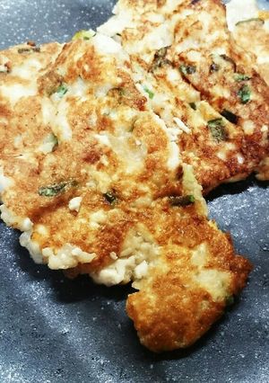 豆腐と長芋のもちもちふわ焼き♡-レシピのメイン写真