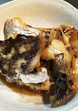 鯛のアラ煮-レシピのメイン写真