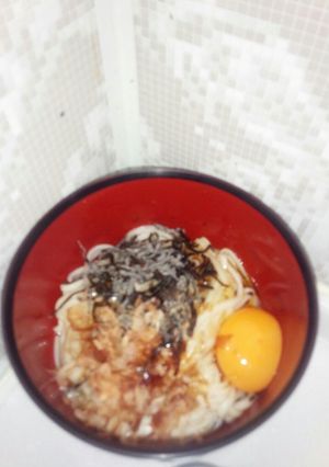 贅沢♥比内鶏の卵で釜玉うどん-レシピのメイン写真