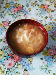 揚げ玉の味噌汁-レシピのメイン写真