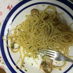 ホタティとバゼィルゥコのスパゲティィ★-レシピのメイン写真