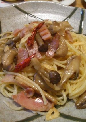 ベーコンときのこの和風ペペロンチーノ-レシピのメイン写真
