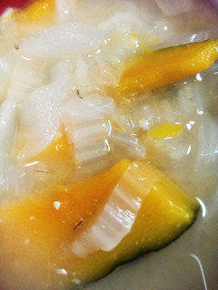 ◆季節限定◆新玉ねぎとカボチャの味噌汁◆-レシピのメイン写真