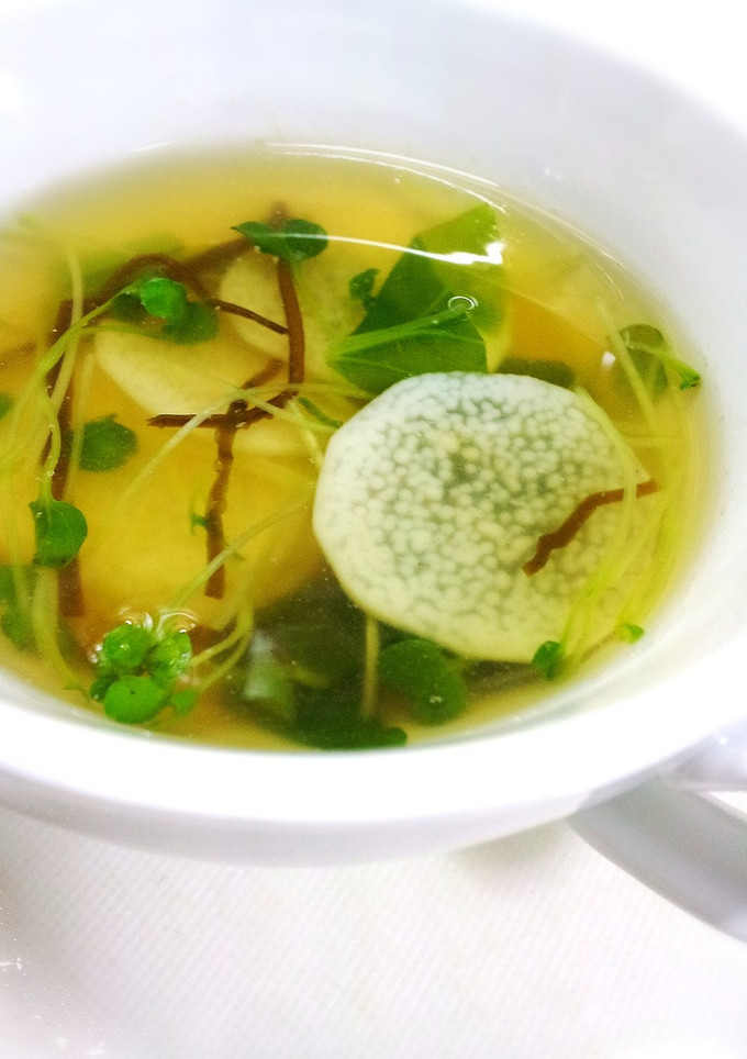 簡単！長芋とかいわれの塩昆布スープ-レシピのメイン写真
