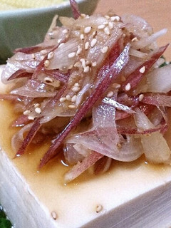 みょうが薬味ポン酢ダレ♪冷奴に最高~☆-レシピのメイン写真