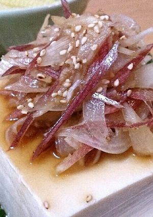 みょうが薬味ポン酢ダレ♪冷奴に最高～☆-レシピのメイン写真