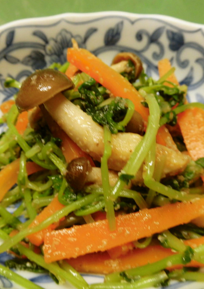 豆苗のごま和え♪(甘さ控え目)-レシピのメイン写真