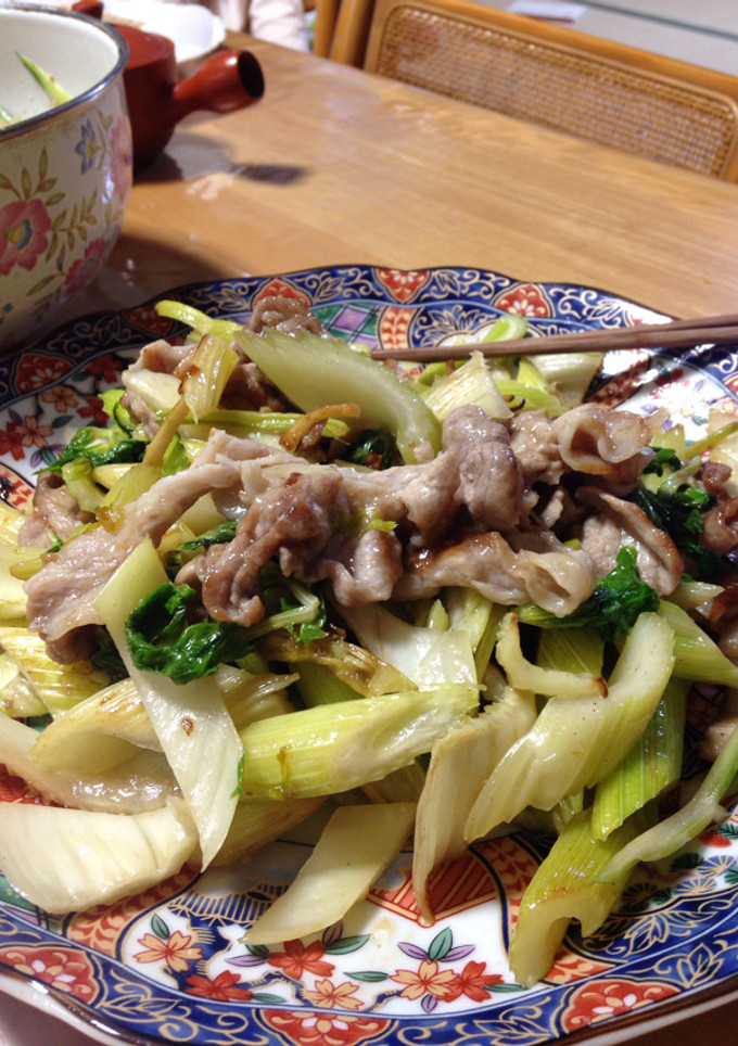 セロリと豚肉の香り炒め-レシピのメイン写真