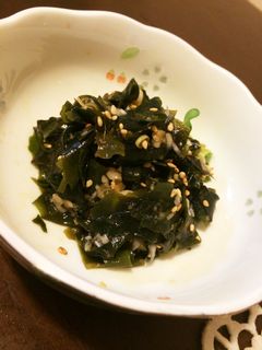 ワカメの簡単和え物-レシピのメイン写真