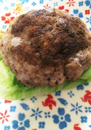 タコと豚肉のなんちゃってハンバーグ！-レシピのメイン写真