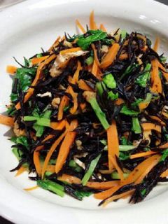 大根葉とひじきの煮物-レシピのメイン写真