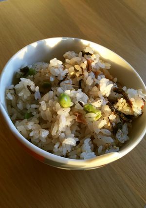 ひじきと梅の彩りご飯-レシピのメイン写真