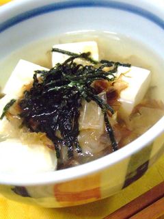 とろろ昆布で★簡単豆腐汁★梅風味-レシピのメイン写真