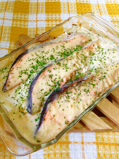 簡単美味♪鮭のヨーグルトソース焼き-レシピのメイン写真