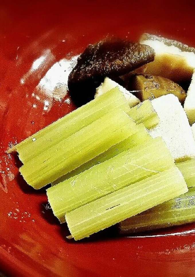 京風♥こうや豆腐とフキの炊いたん-レシピのメイン写真