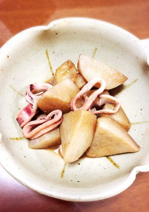 イカと里芋の煮物-レシピのメイン写真