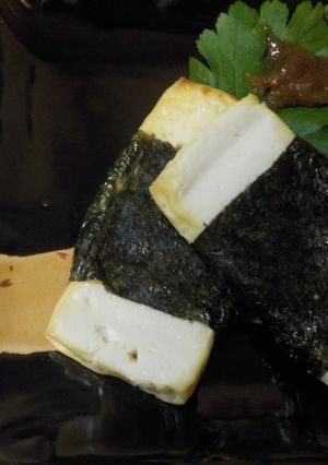 簡単・安い!! 塩豆腐の磯辺巻他-レシピのメイン写真