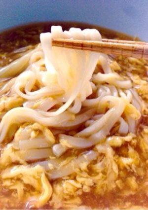 【簡単】玉子フワフワ！かきたまうどん-レシピのメイン写真