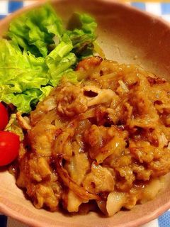 りんごで甘くジューシーに☆豚の生姜焼き-レシピのメイン写真