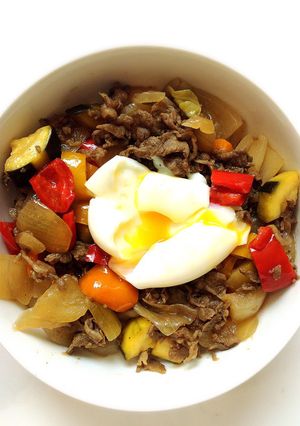 夏野菜たっぷり丼-レシピのメイン写真