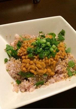 コンビニの納豆巻き風巻かない納豆ゴハーン-レシピのメイン写真