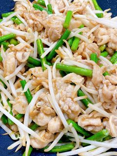 にんにくの芽と豚肉の中華炒め-レシピのメイン写真