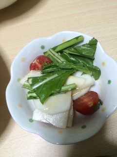 かぶとトマトのわさび和え-レシピのメイン写真