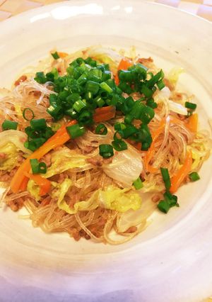 パパッと簡単！春雨と白菜の炒め物-レシピのメイン写真