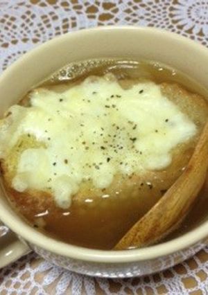 簡単 オニオングラタンスープ-レシピのメイン写真