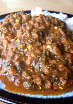 たっぷりほうれん草とトマトのカレー-レシピのメイン写真