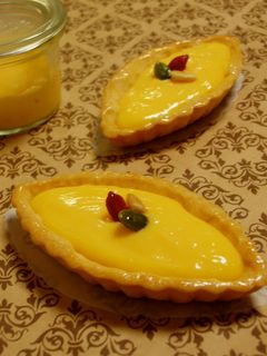 *ゆずのクリームタルト*-レシピのメイン写真
