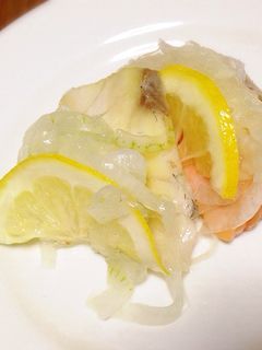 刺身が余ったら…レモンマリネ-レシピのメイン写真