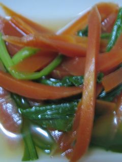 青菜と人参のコンソメ煮-レシピのメイン写真