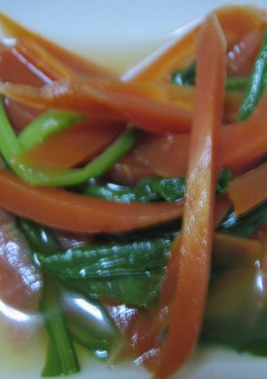 青菜と人参のコンソメ煮-レシピのメイン写真