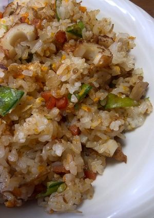 竹輪とさやえんどうのチャーハン-レシピのメイン写真