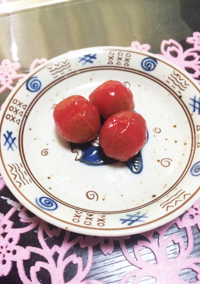 凍らせても美味しいさっぱりトマトの浅漬け-レシピのメイン写真