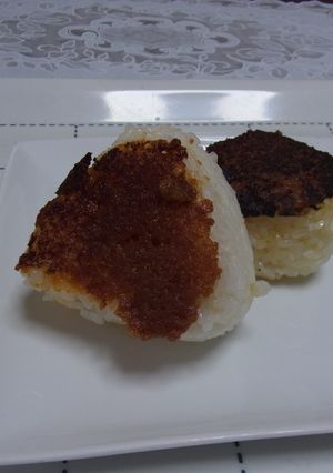 やみつき保証！ちょい辛焼き味噌にぎり-レシピのメイン写真