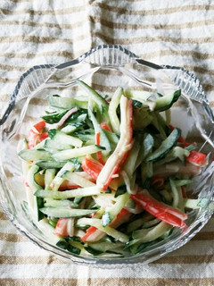 簡単きゅうりとカニカマ-レシピのメイン写真
