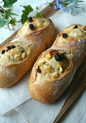 自家製酵母★レーズンとクリチのライ麦パン-レシピのメイン写真