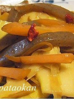 タケノコのキンピラ風炒め物-レシピのメイン写真