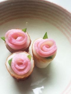 薔薇かまぼこ♡飾り切り-レシピのメイン写真