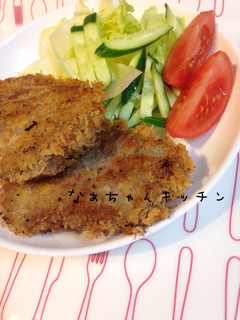 フライパンで〜玉ねぎたっぷりメンチカツ-レシピのメイン写真