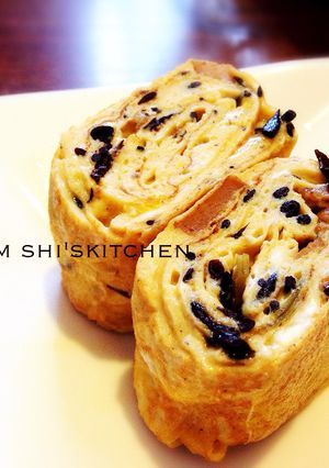 ひじきの煮物リメイク☆玉子焼き-レシピのメイン写真