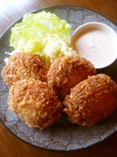 たけのこ入りメンチカツ・オーロラソース♪-レシピのメイン写真