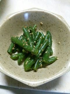 いんげんのゴマ和え-レシピのメイン写真