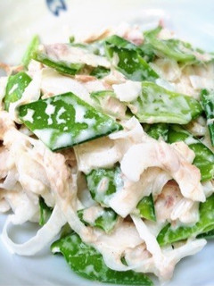 さやえんどうと新たまねぎのツナサラダ-レシピのメイン写真
