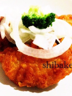 簡単 唐揚げの新玉ねぎ酢タマネギかけ-レシピのメイン写真